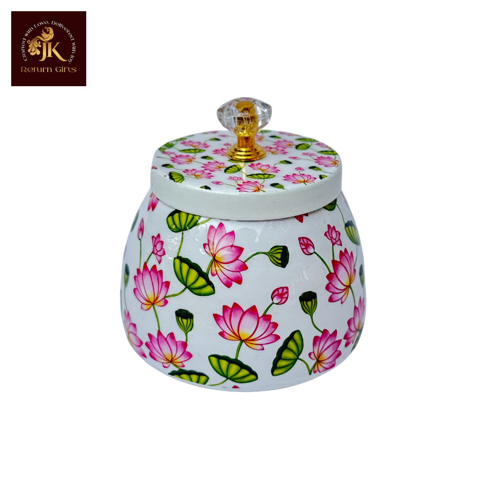 Pichwai Metal Jar