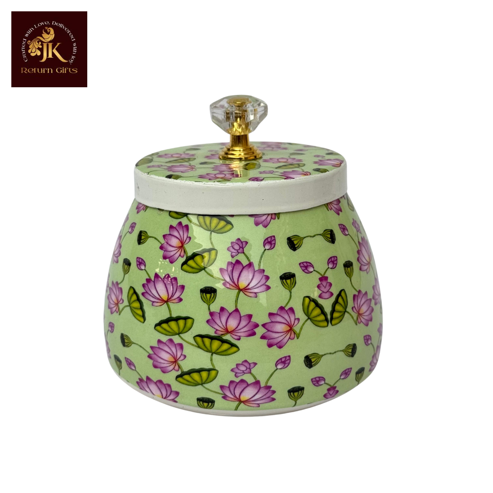 Pichwai Metal Jar