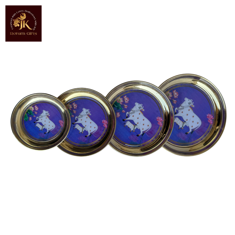 Pichwai Brass Plate