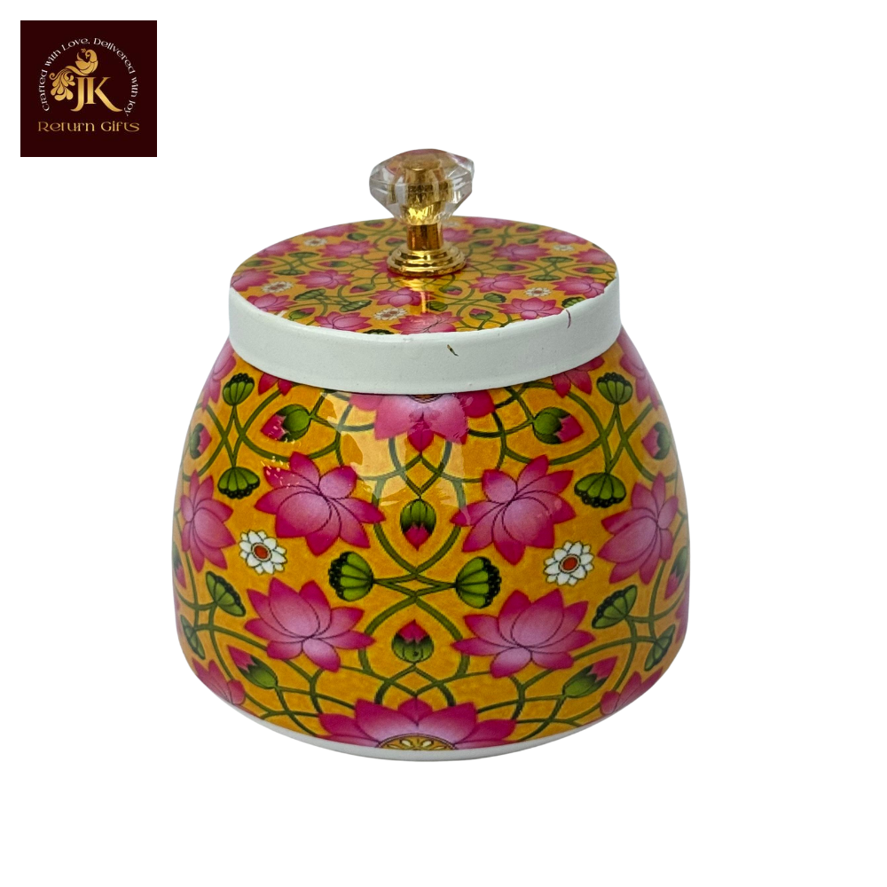 Pichwai Metal Jar