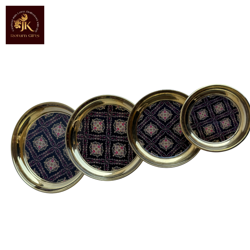 Pichwai Brass Plate