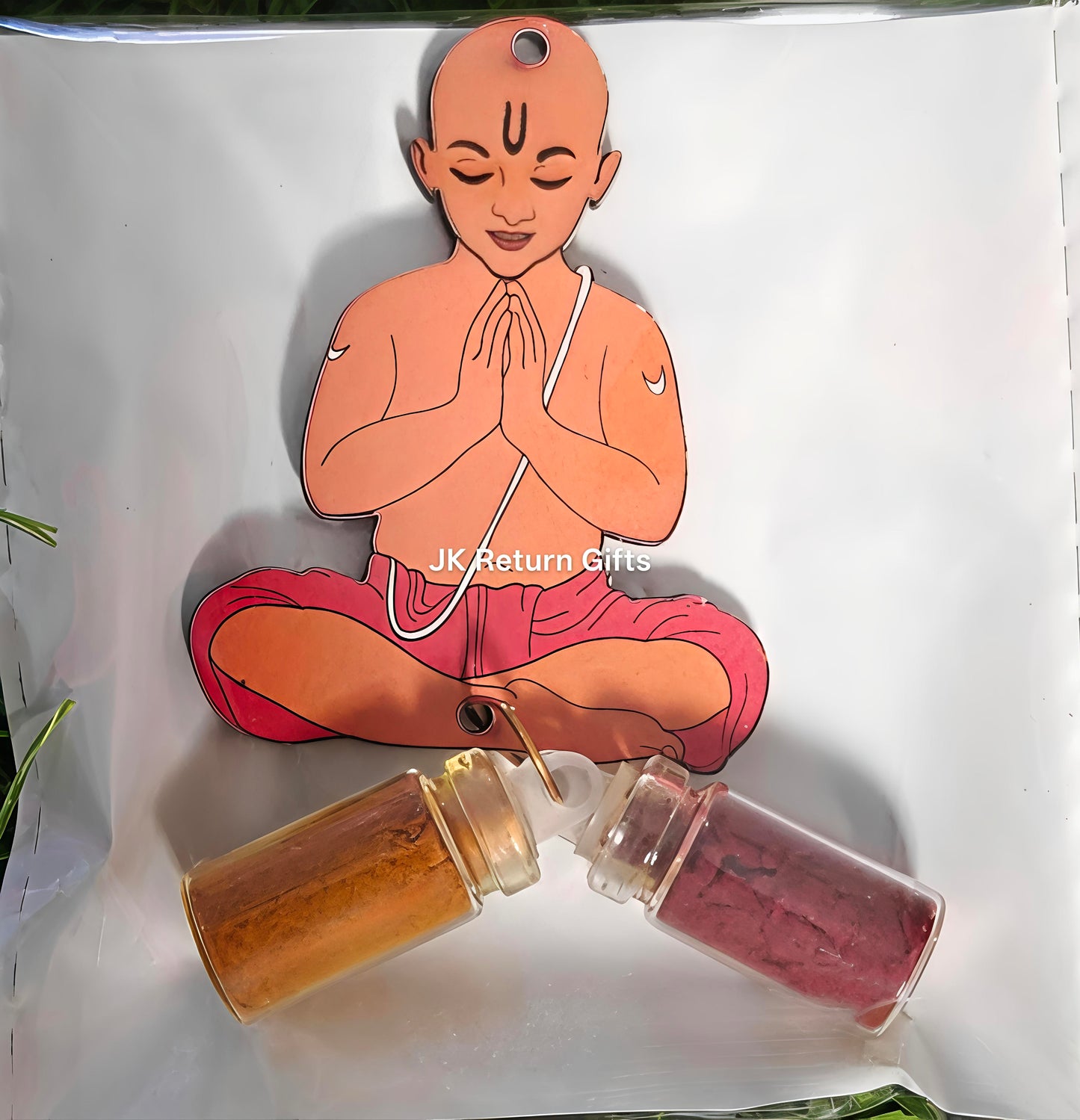 Vibrant Haldi Kumkum set with Magnet - Unique return gifts for any occasion!