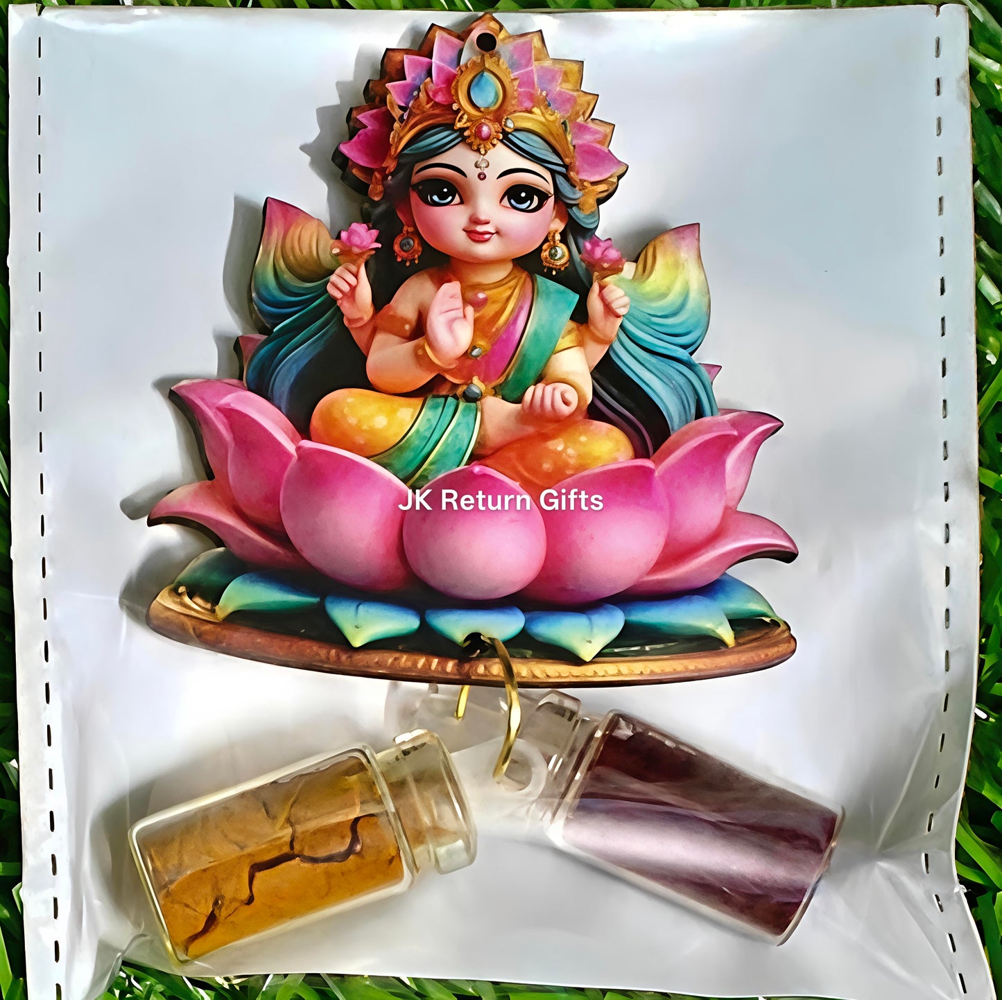 Vibrant Haldi Kumkum set with Magnet - Unique return gifts for any occasion!