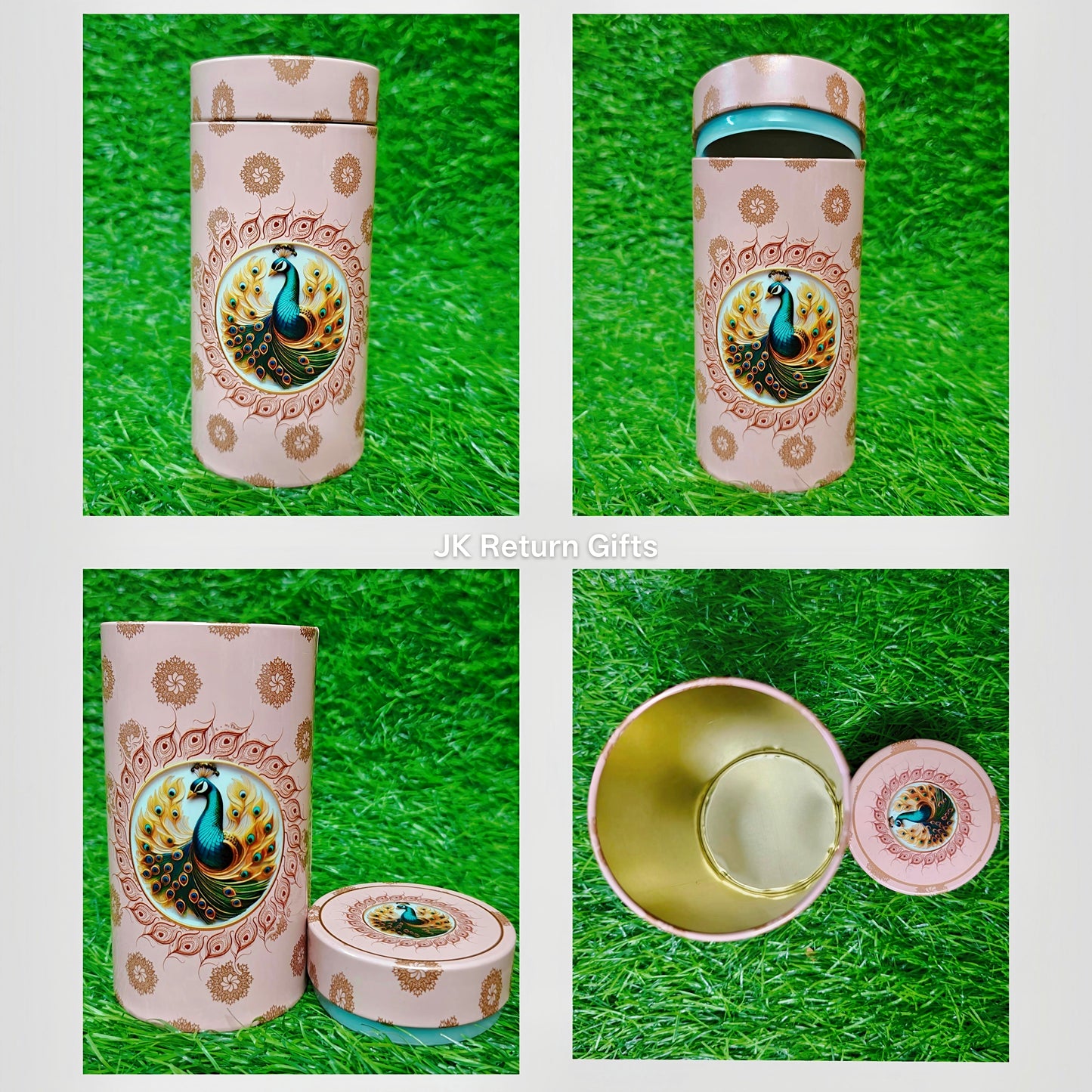 Printed Tin Jar - 6 inch | Budget Friendly Return Gifts