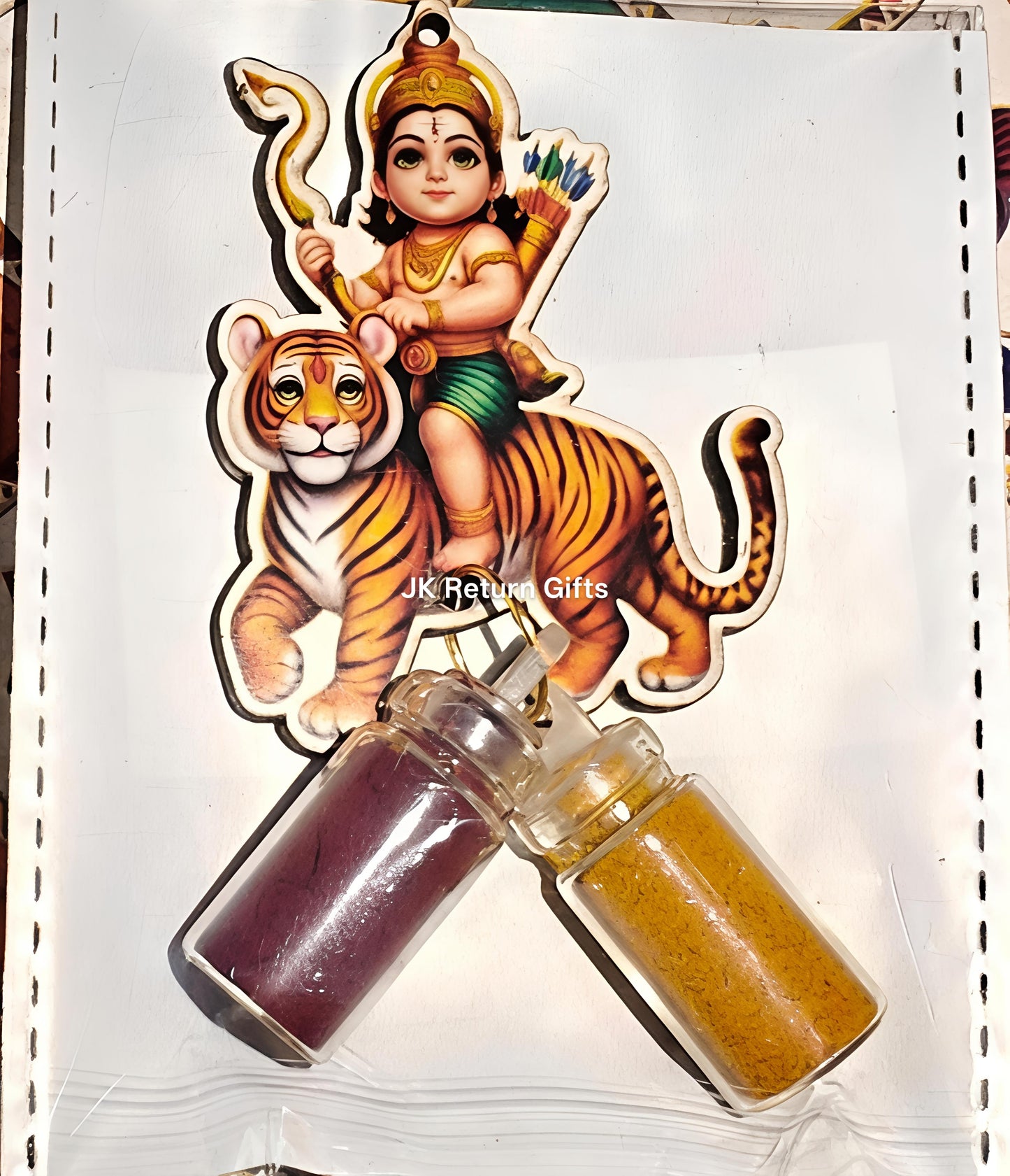 Vibrant Haldi Kumkum set with Magnet - Unique return gifts for any occasion!