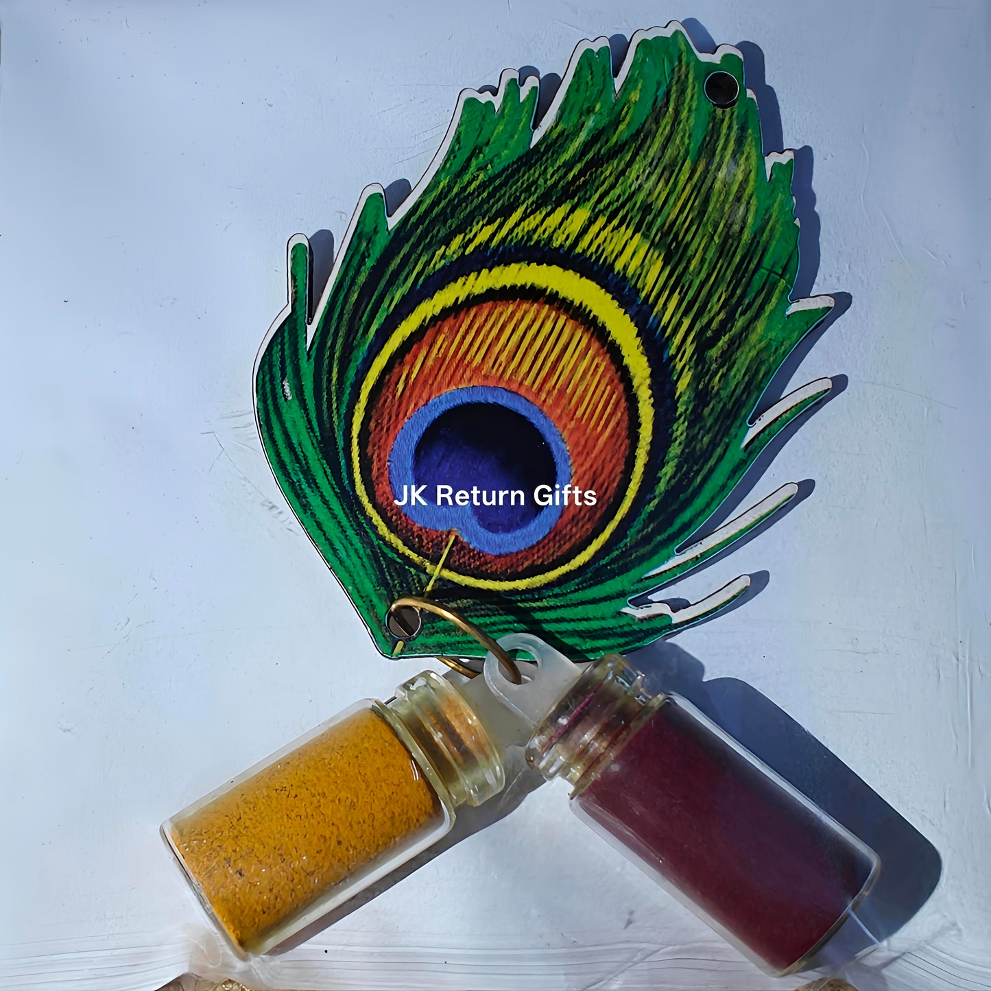 Vibrant Haldi Kumkum set with Magnet - Unique return gifts for any occasion!