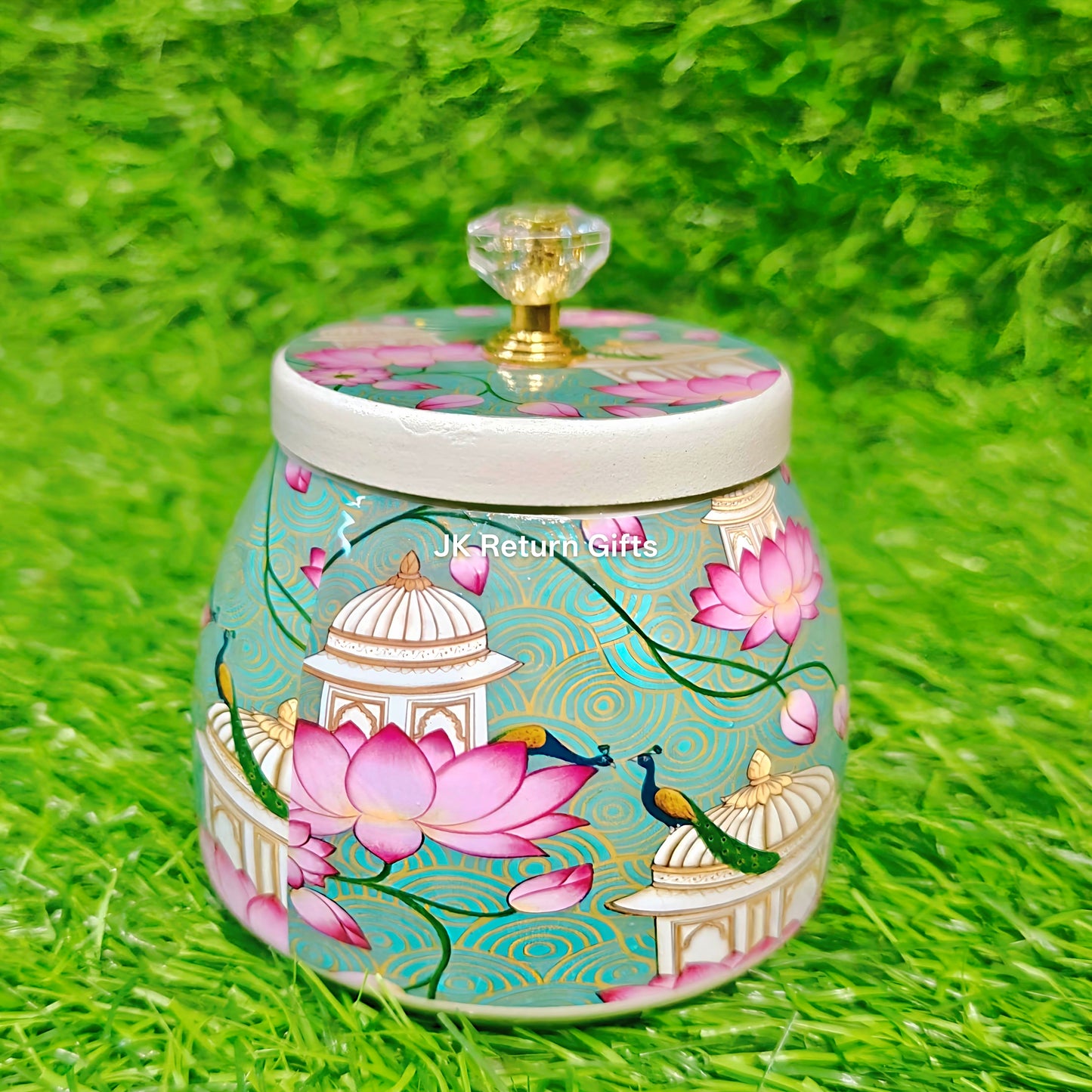 Pichwai Metal Jars